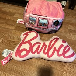 nwt barbie pillows 