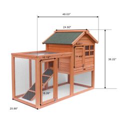 Hot sale Easily-assembled wooden Rabbit house Chicken coop kennels