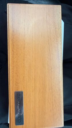 Banco de México Wooden Collector Box Three 1 oz coins Original Banco De México box