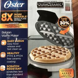 Oster Belgian Waffle Maker Non Stick Brand New