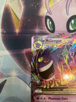 Gengar EX's full art, mega, and shiny m Gengar (pokemon cards) for