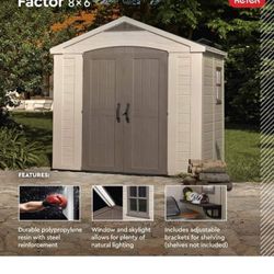 Seeking Box 1 Of 2 Keter Factor Shed