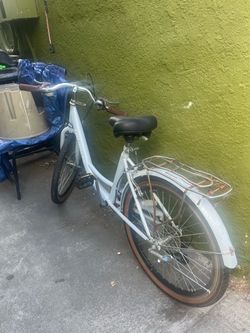 Bike ride blue