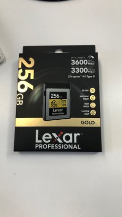 Lexar Pro Gold Cfexpress 4.0 Type B 256gb Brand New