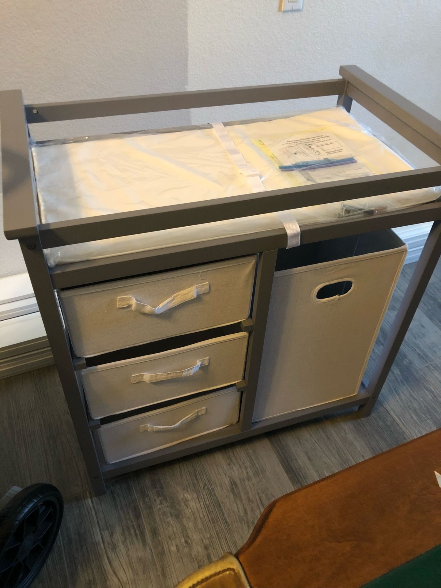 Changing Table with Drawers