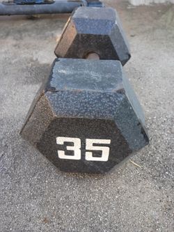 35lbs dumbbell