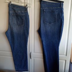WOMEN'S PLUS SIZE 18 JEANS TAKE BOTH FOR $10