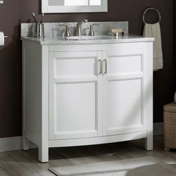 Monrovia 36” White Vanity