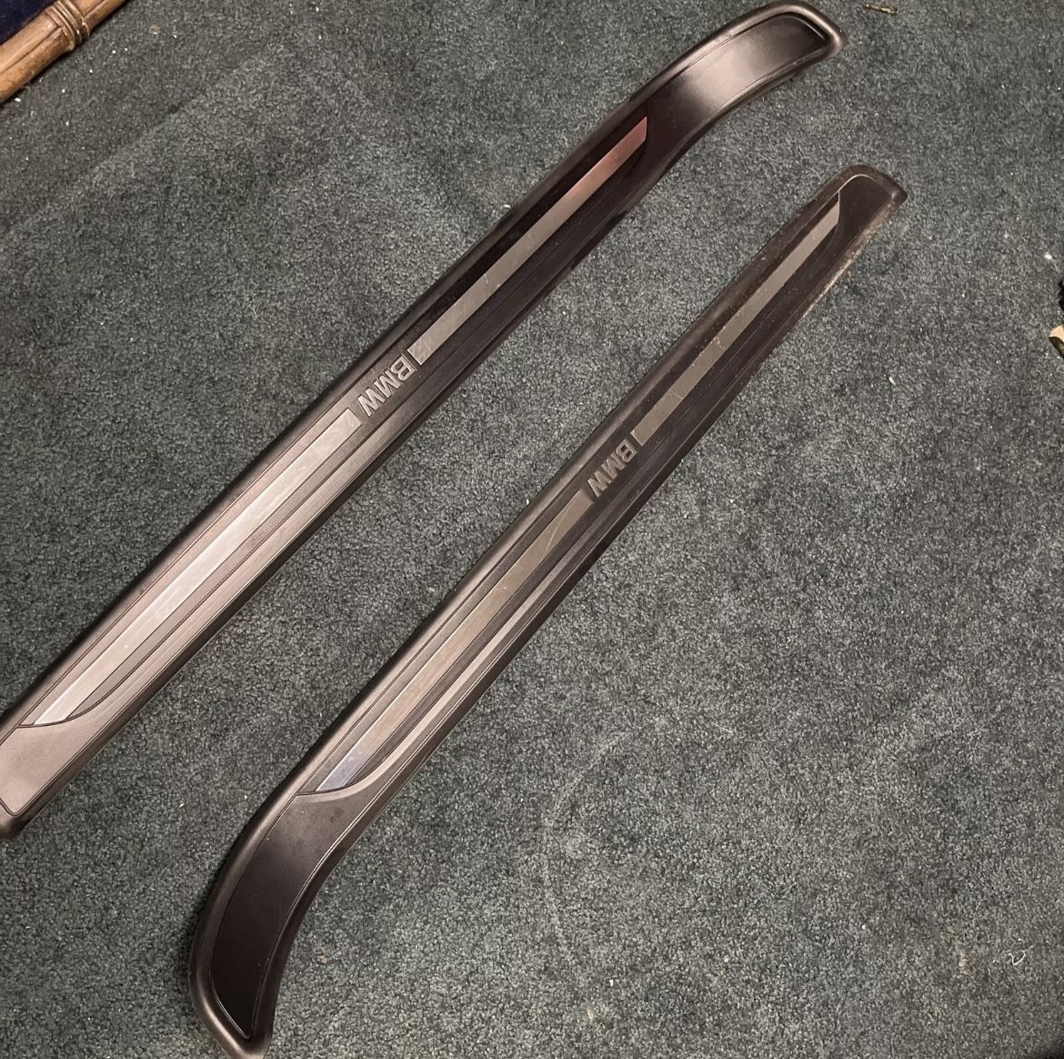 BMW SPORT DOOR ENTRY SCUFF PLATES PAIR E92 E93 328i 335i COUPE CONVERTIBLE OEM