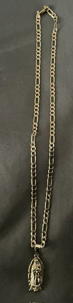 14k Gold Played Virgin Mary Chain