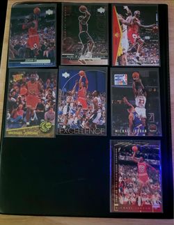 Michael Jordan 7 Card Lot