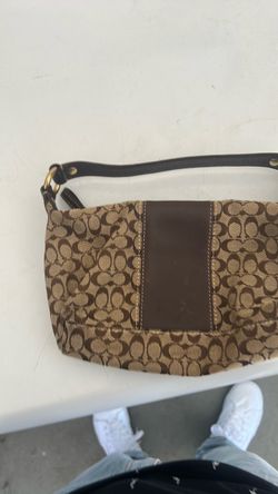 Coach Signature Canvas Shoulder Bag