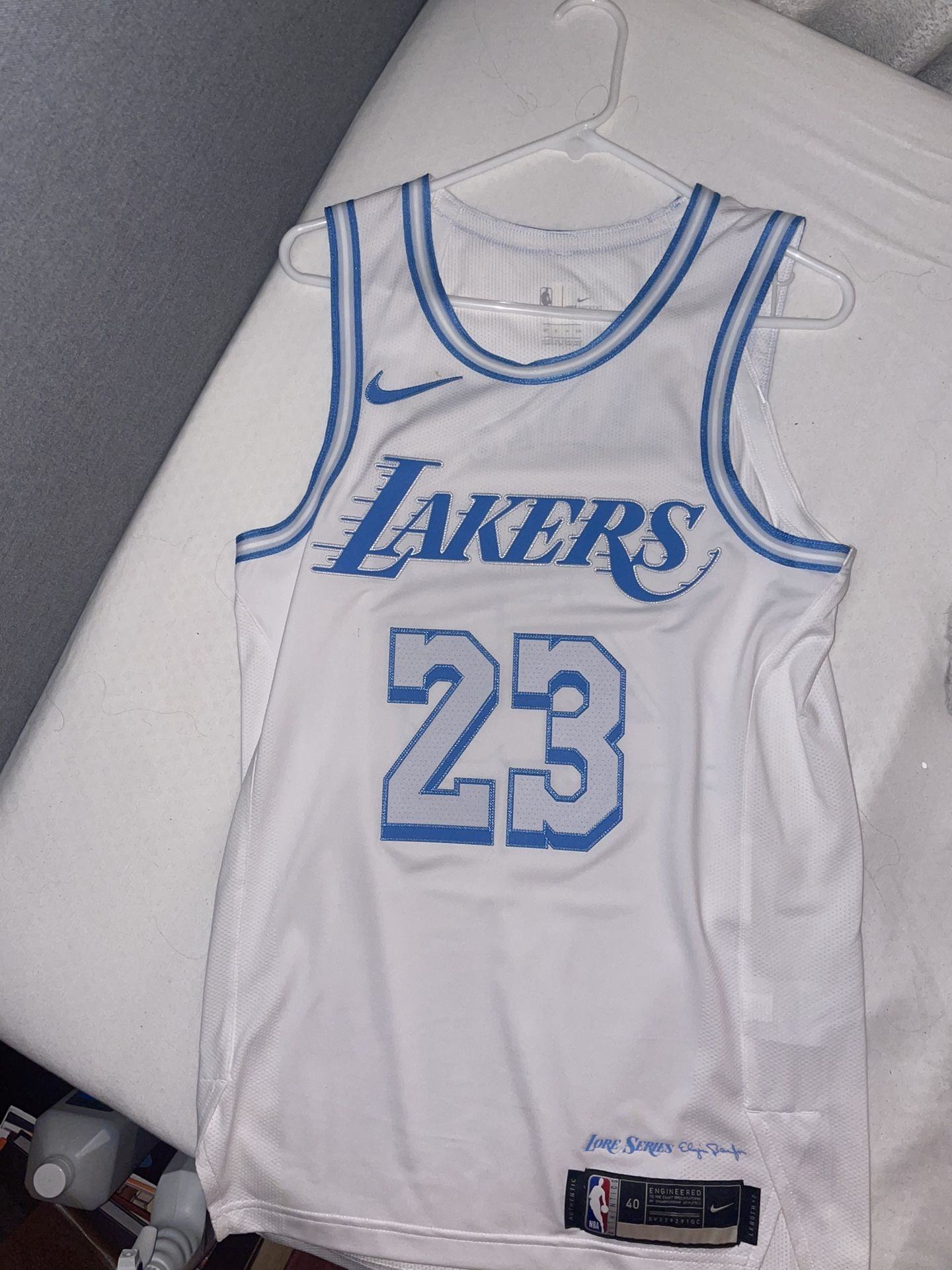 Lakers LeBron James Lore Series Jersey(Size 40)