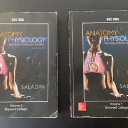 Anatomy & Physiology: The Unity of Form and Function by Kenneth S. Saladin, Volume 1&2