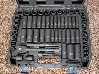 Aloanes 64 pc 3/8 Drive Impact Socket Set