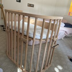 Baby bay Wooden side Sleeper Bassinet