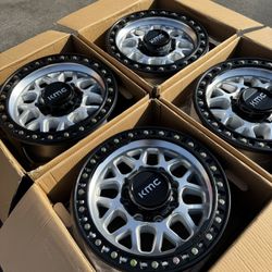 8x6.5 Available Machined 17” KMC Wheels Rims RAM CHEVY GMC