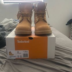 11 M/M TimberLand Classic 6 IN Lace Waterproof Wheat