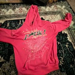 Pink Spider Hoodie Authentic