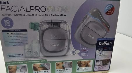 Shark FacialPro Glow at-Home Facial System with DePuffi Hot & Cold - Lilac