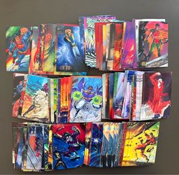 Lot of 287 of the 1994 Skybox DC Comics Master Series Trading Cards ( each .50¢ )