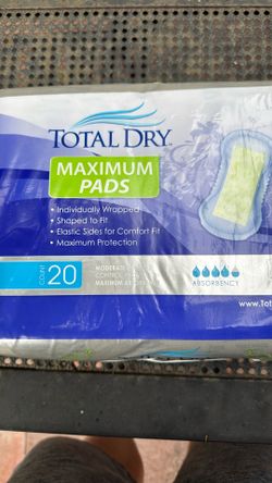 Total Dry maximum Pads 20 Count
