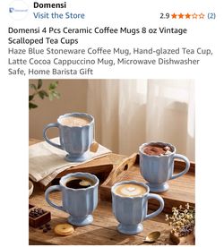 Ceramic vintage coffee mugs