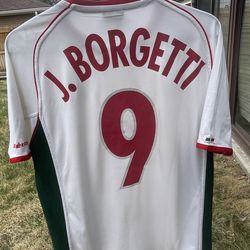Atlética México 2002 world cup Borgetti jersey small