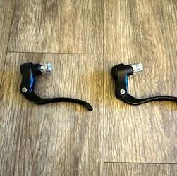 Tektr 4.1 Black Aluminum TT base Bar Brake Levers Pair Left/Right cable Brakes
