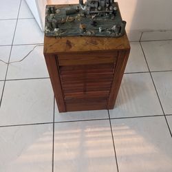 Hand made light stand