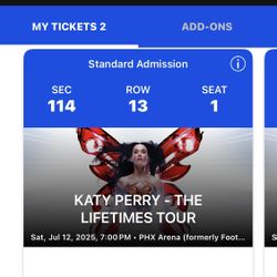 Katy Perry Tickets