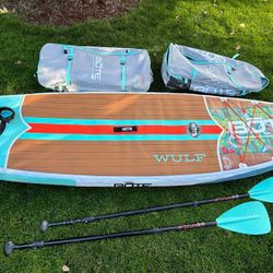 Barely Used BOTE Wulf 10'4" Stand Up Paddle Boards - Floral Print Pair!