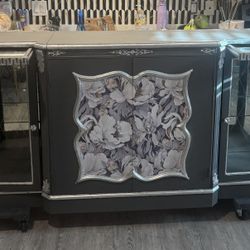 Vintage wine Bar Credenza