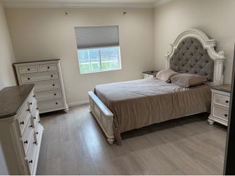 Bedroom furniture set with queen bed( purchased for 2000$)