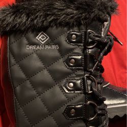 Dream Pairs DREAM PAIRS Women's Mid-Calf Waterproof Winter Snow Boots size 6