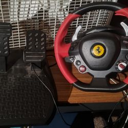 Gaming Steering Wheel USB Port Compatible With PlayStation Xbox And PC 