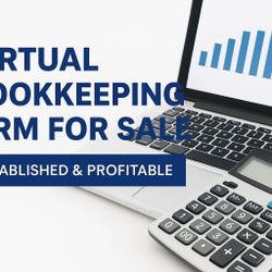 Virtual Bookkeeping Firm for Sale – Established & Profitable