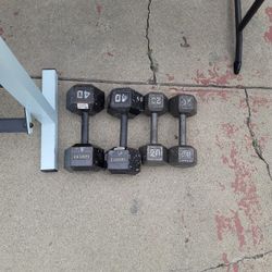 Weight Bunddle 40lb And 20lb Including Rack 