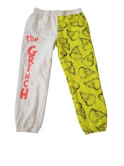 The Grinch Graphic Loungewear Sweatpants Pants Children Size L