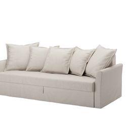 IKEA HOLMSUND Sleeper sofa, beige