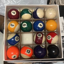 Pool table balls