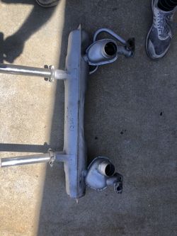 VW Ron Muffler single port