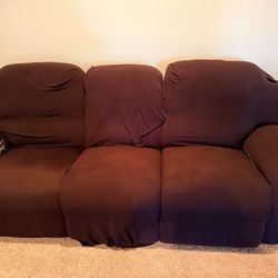 Electrically reclining Sofa and love Seat 