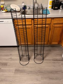 CD/DVD/Video Game Storage Towers (Set of 2)