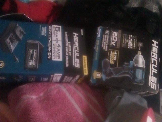 Hercules Impact Wrench And Charger With Battery