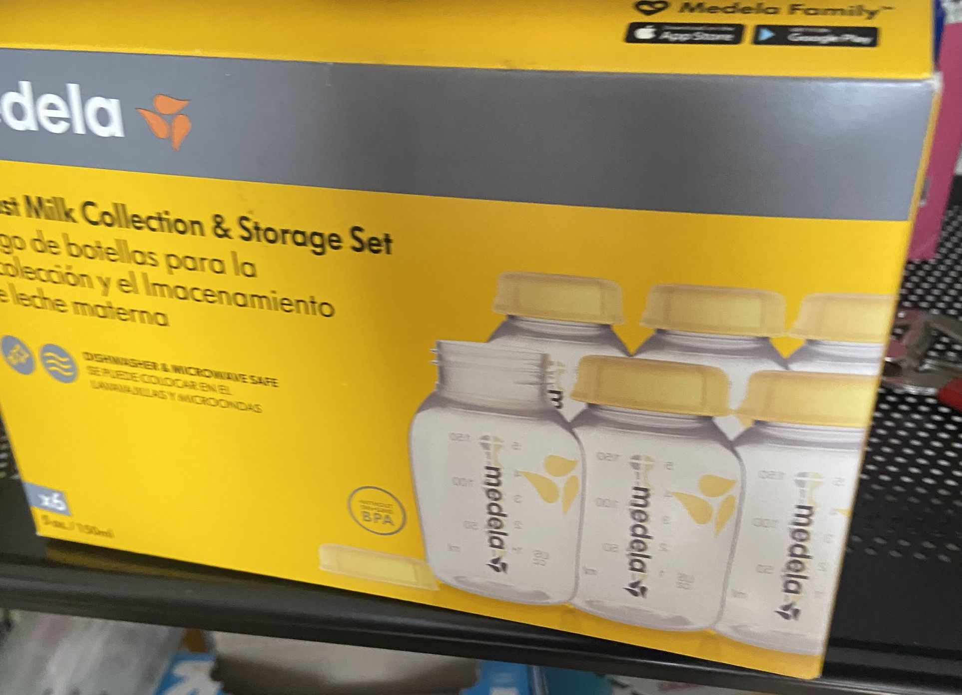 Breast Milk Storage Bottles And 200 Bags