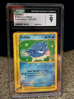 Qwilfish Pokémon Expedition CGC Mint 9