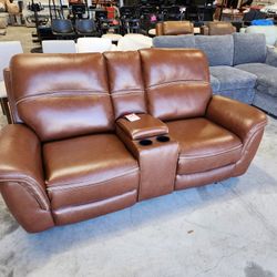 Leather Electric Recliner  Costco Display 