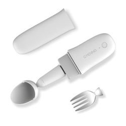 GYENNO Parkinson Utensils for Hand Tremor, Adaptive Utensils with Real-Time Tremor Assist, Parkinson Spoon and Fork Set for Elderly