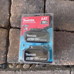 makita batery 5.0 18v